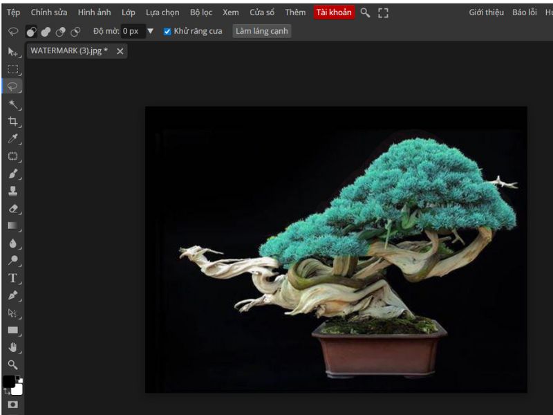 Hướng dẫn cách đổi màu trong Photoshop Online