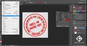 Hướng dẫn tách con dấu trong Photoshop Online chi tiết