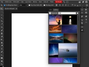 Tìm ảnh mẫu đẹp dễ dàng ngay trên Photoshop Online 